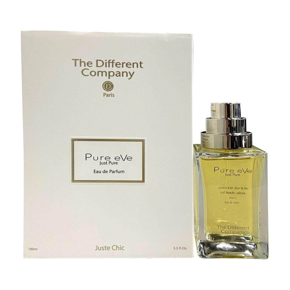 Pure Eve Just Pure by The Different Company unisex EDP 3.3 / 3.4 oz New in Box 3760033635347