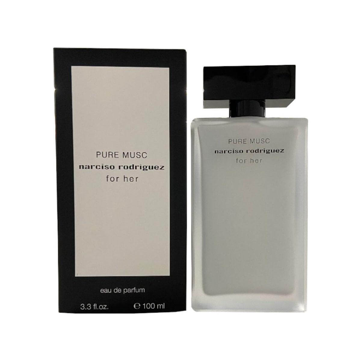Pure Musc by Narciso Rodriguez 3.3 / 3.4 oz EDP Perfume for Women New In Box 3423478515956