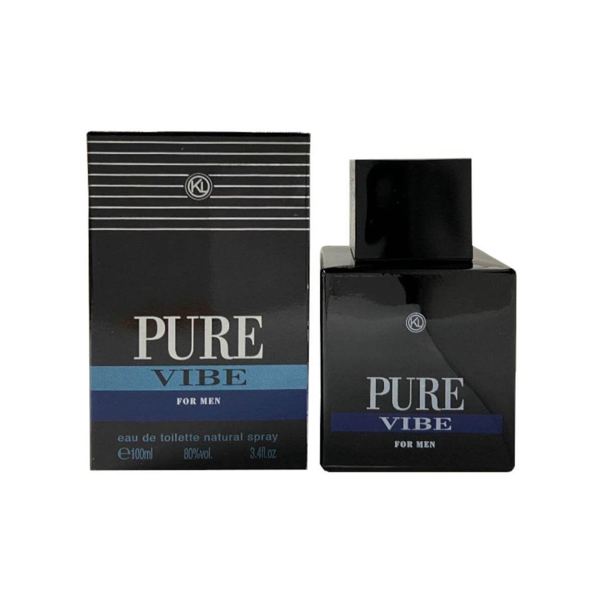 Pure Vibe by Karen Low cologne for men EDT 3.3 / 3.4 oz New In Box 3700134407153