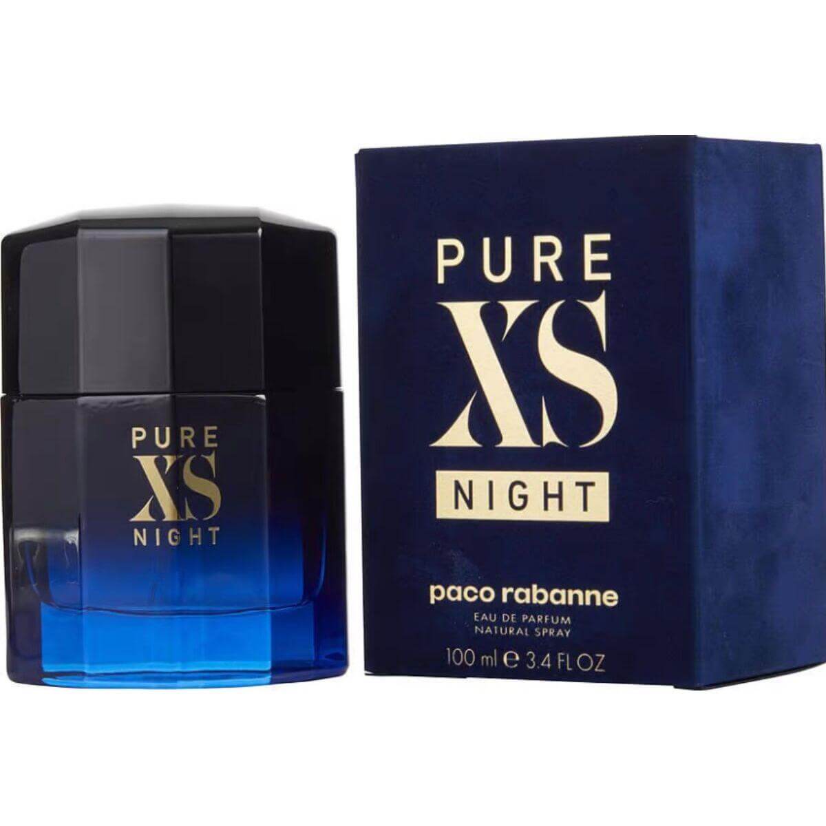 PURE XS Night by Paco Rabanne cologne for men EDT 3.3 / 3.4 oz New in Box 3349668573851