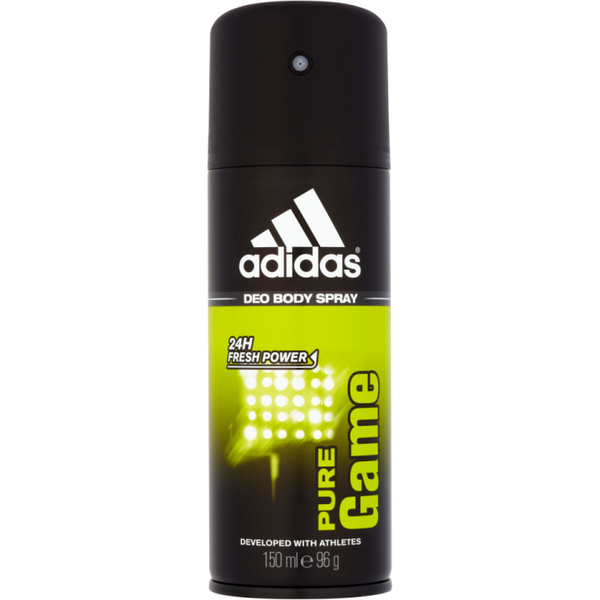 Pure Game Adidas Deodorant Body Spray men 5 oz