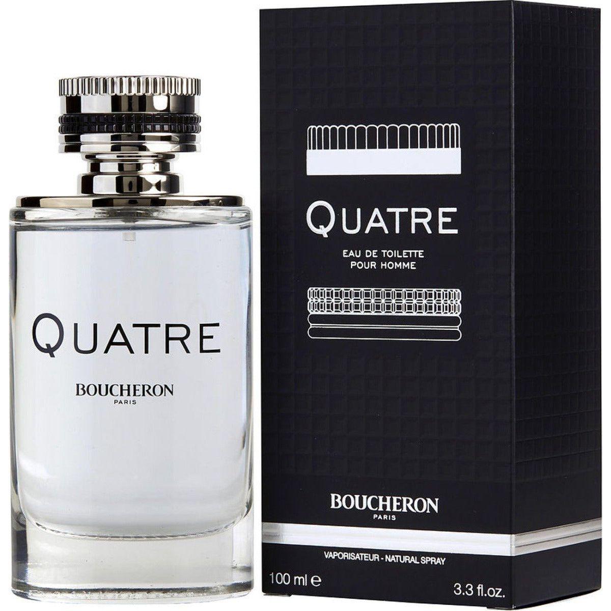 QUATRE by Boucheron cologne for men EDT 3.3 / 3.4 oz New in Box 3386460066136