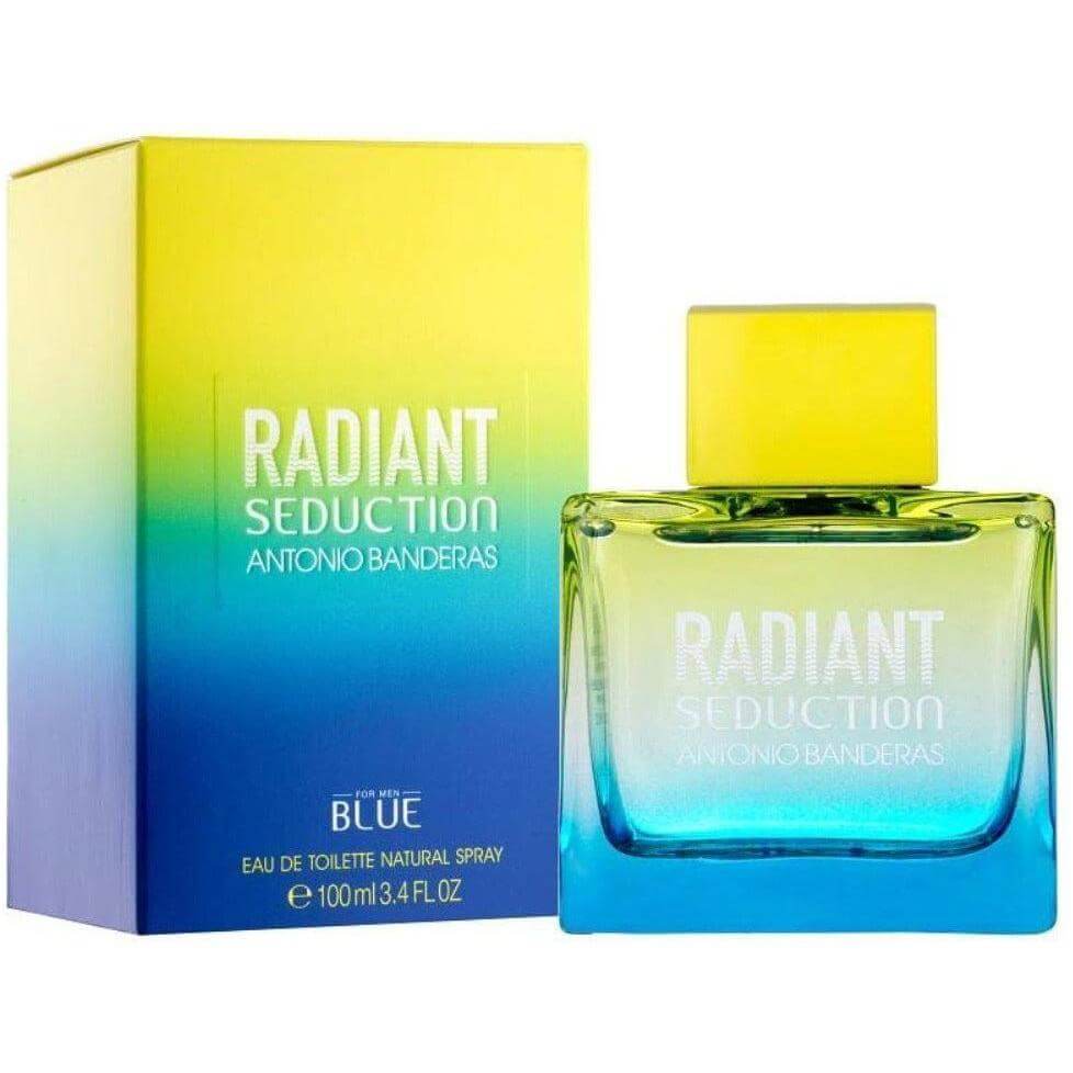 Radiant Seduction Blue by Antonio Banderas 3.4 oz 3.3 for Men edt New In Box 8411061820209