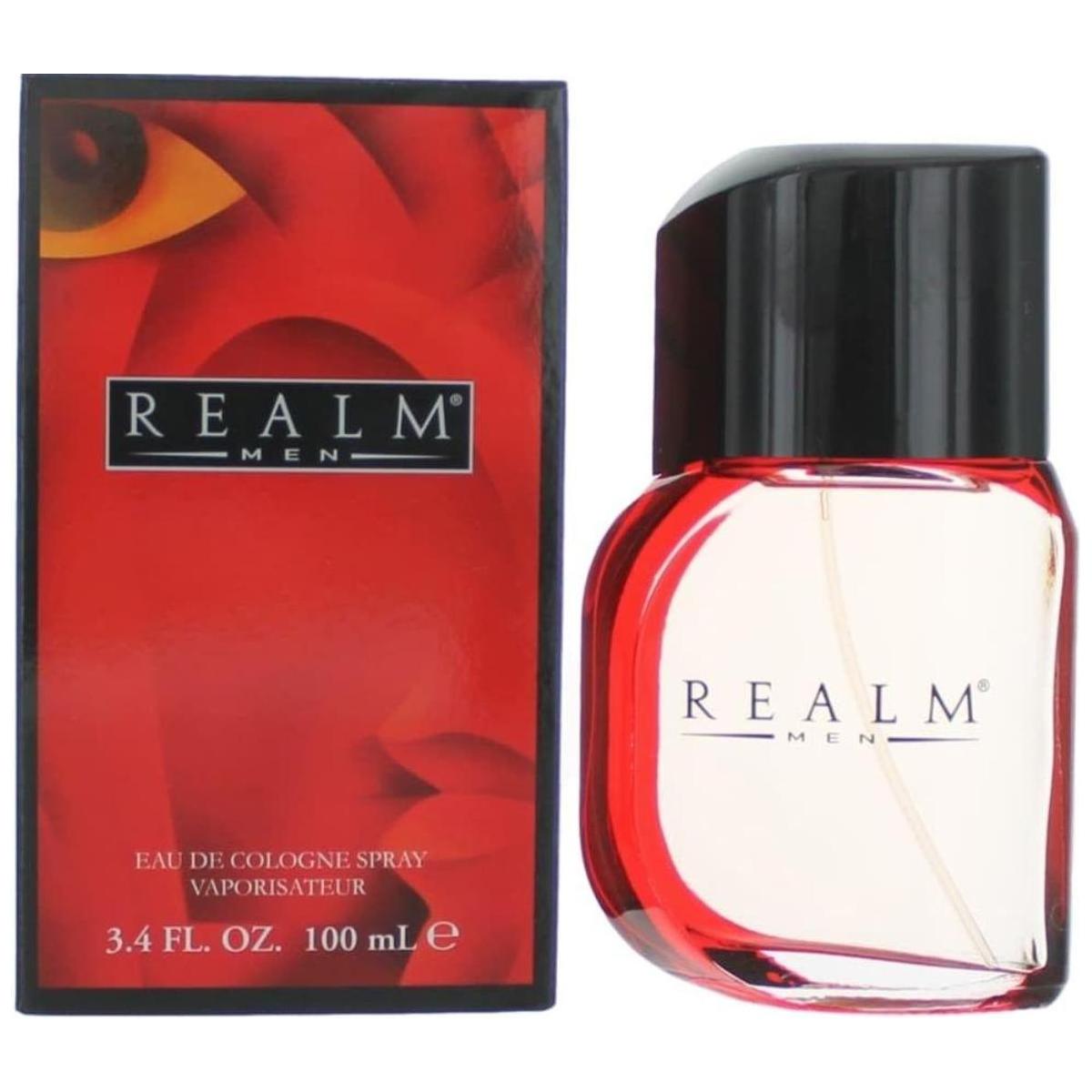 REALM by Erox Corp Cologne EDC for Men 3.4 oz 3.3 New in Box 603531183039