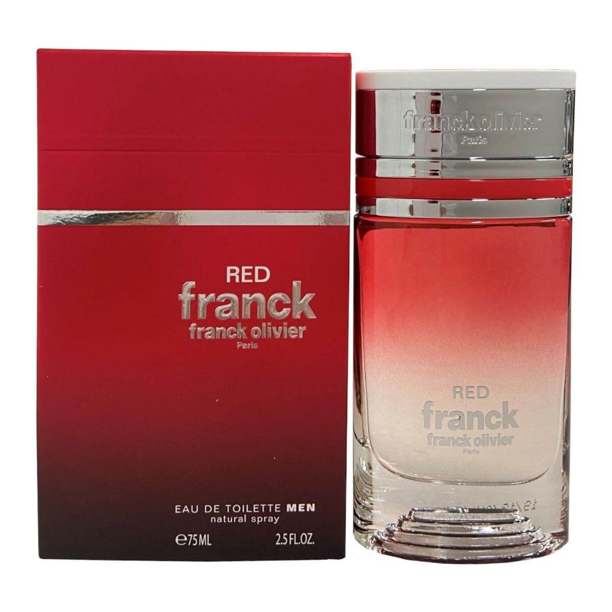 Red Franck by Franck Olivier cologne for men EDT 2.5 oz New In Box 3516641747121
