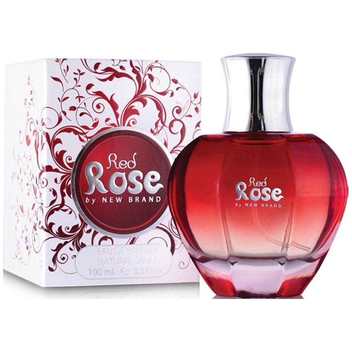 Red Rose by New Brand perfume for women EDP 3.3 / 3.4 oz New In Box 5425017734352