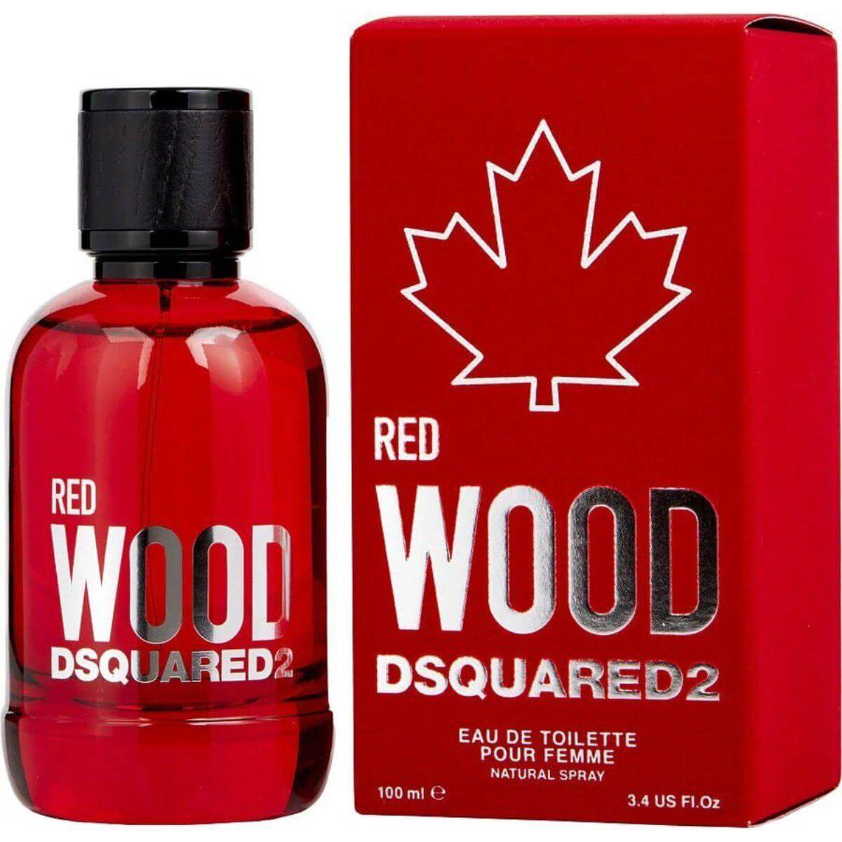 Red Wood by Dsquared2 for women EDT 3.3 / 3.4 oz New In Box 8011003852697