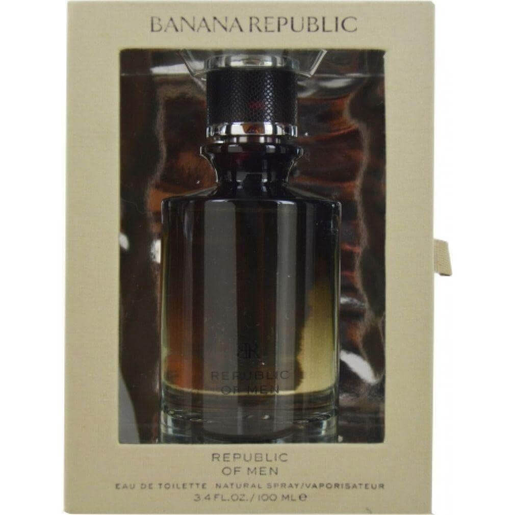 REPUBLIC OF MEN Banana Republic EDT cologne spray 3.4 / 3.3 oz NEW IN BOX 085715431998