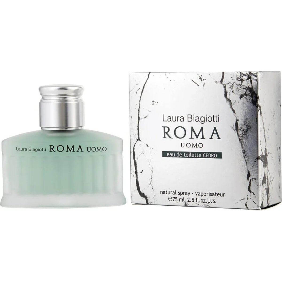 Roma Uomo Cedro by Laura Biagiotti cologne for men EDT 2.5 oz New In Box 8011530001933