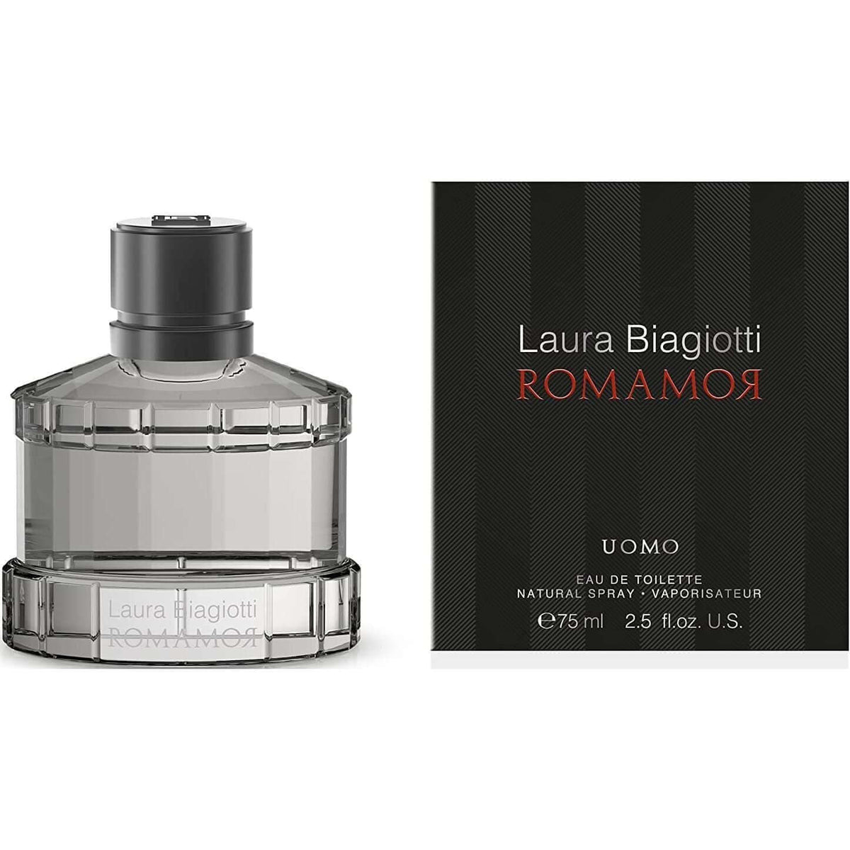 Romamor Uomo by Laura Biagiotti cologne for men EDT 2.5 oz New in Box 8011530005047
