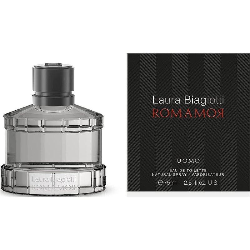 Romamor Uomo by Laura Biagiotti cologne for men EDT 2.5 oz New in Box