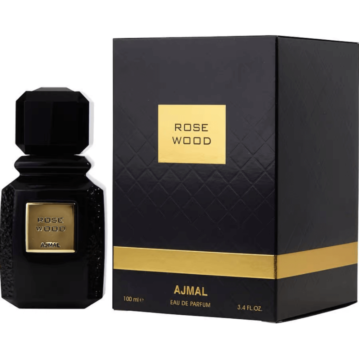 Rose Wood by Ajmal for Unisex EDP 3.3 / 3.4 oz New In Box 6293708007776