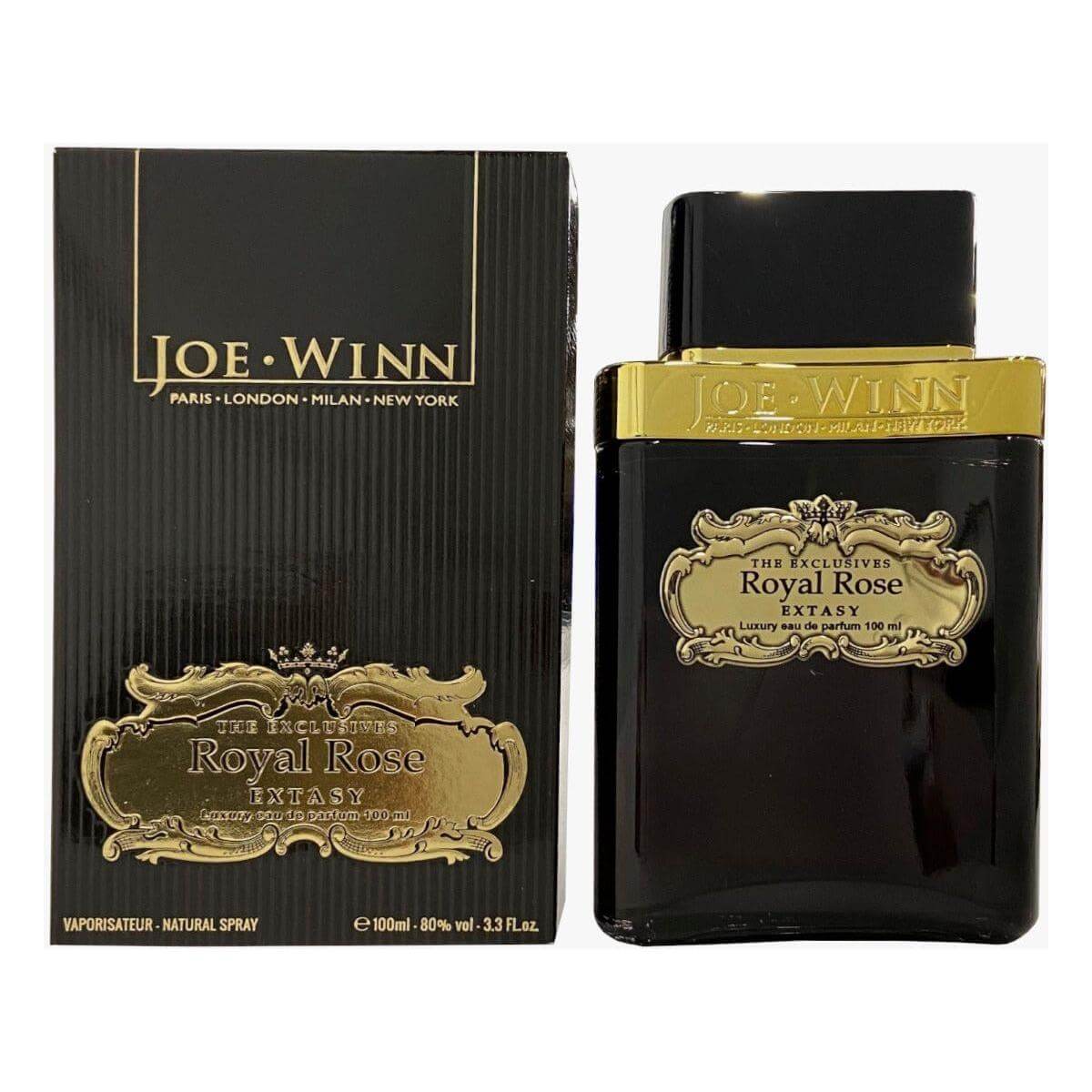 Royal Rose Extasy by Joe Winn perfume for unisex EDP 3.3 / 3.4 oz New in Box 3700647000506