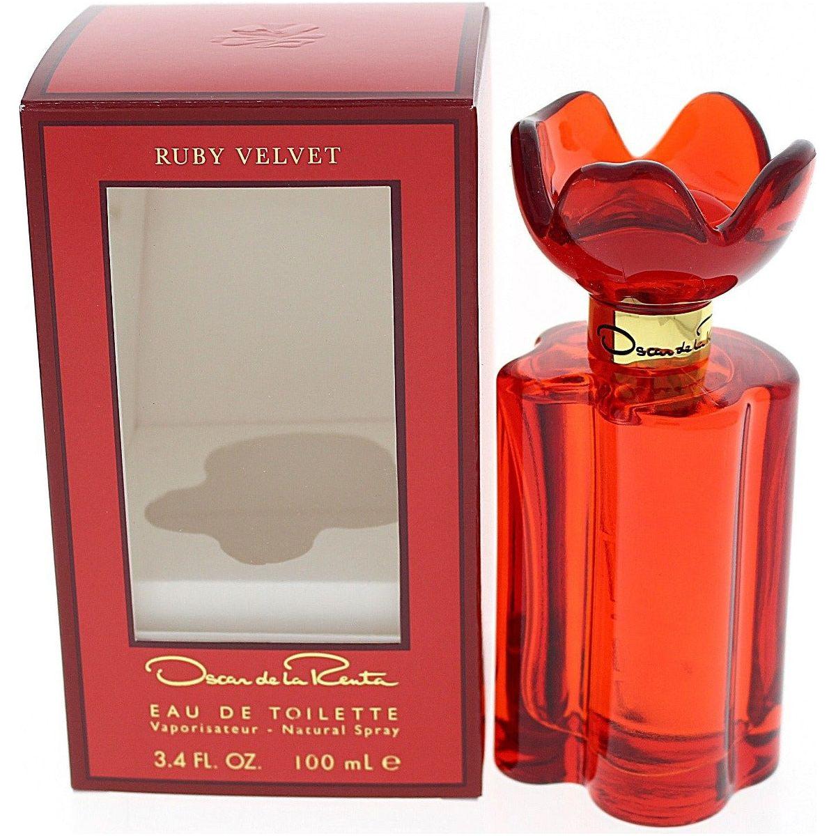 Ruby Velvet by Oscar de la Renta for her EDT 3.3 / 3.4 oz New in Box 085715573667