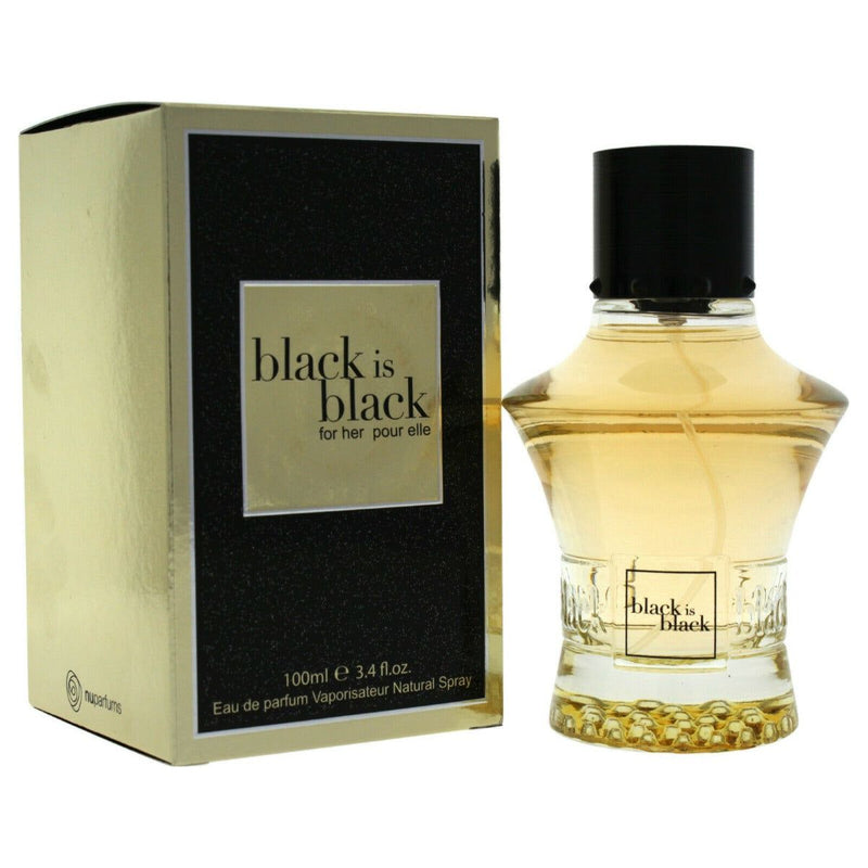 Black Is Black by Nuparfums perfume for women EDP 3.3 /3.4 oz New in Box