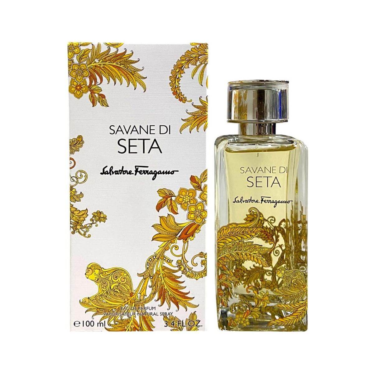 Savane Di Seta by Salvatore Ferragamo for unisex EDP 3.3 / 3.4 oz New in Box 8052464890354
