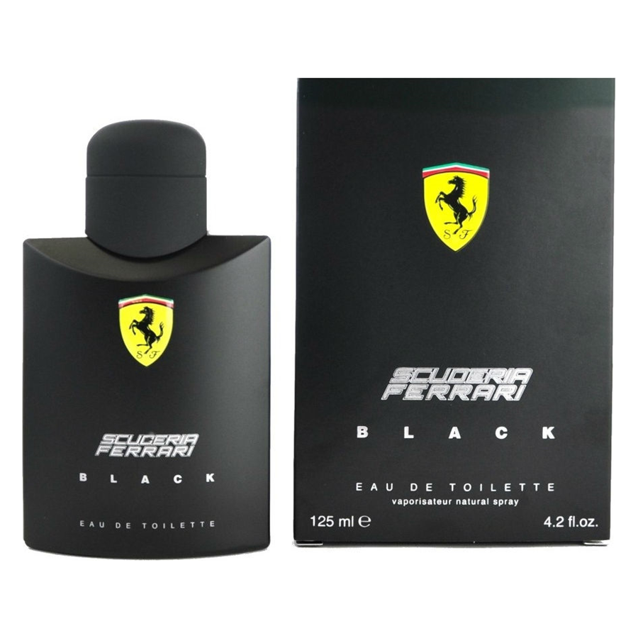 Scuderia Ferrari Black by Ferrari 4.2 oz EDT Cologne Men New In Box 8002135046443