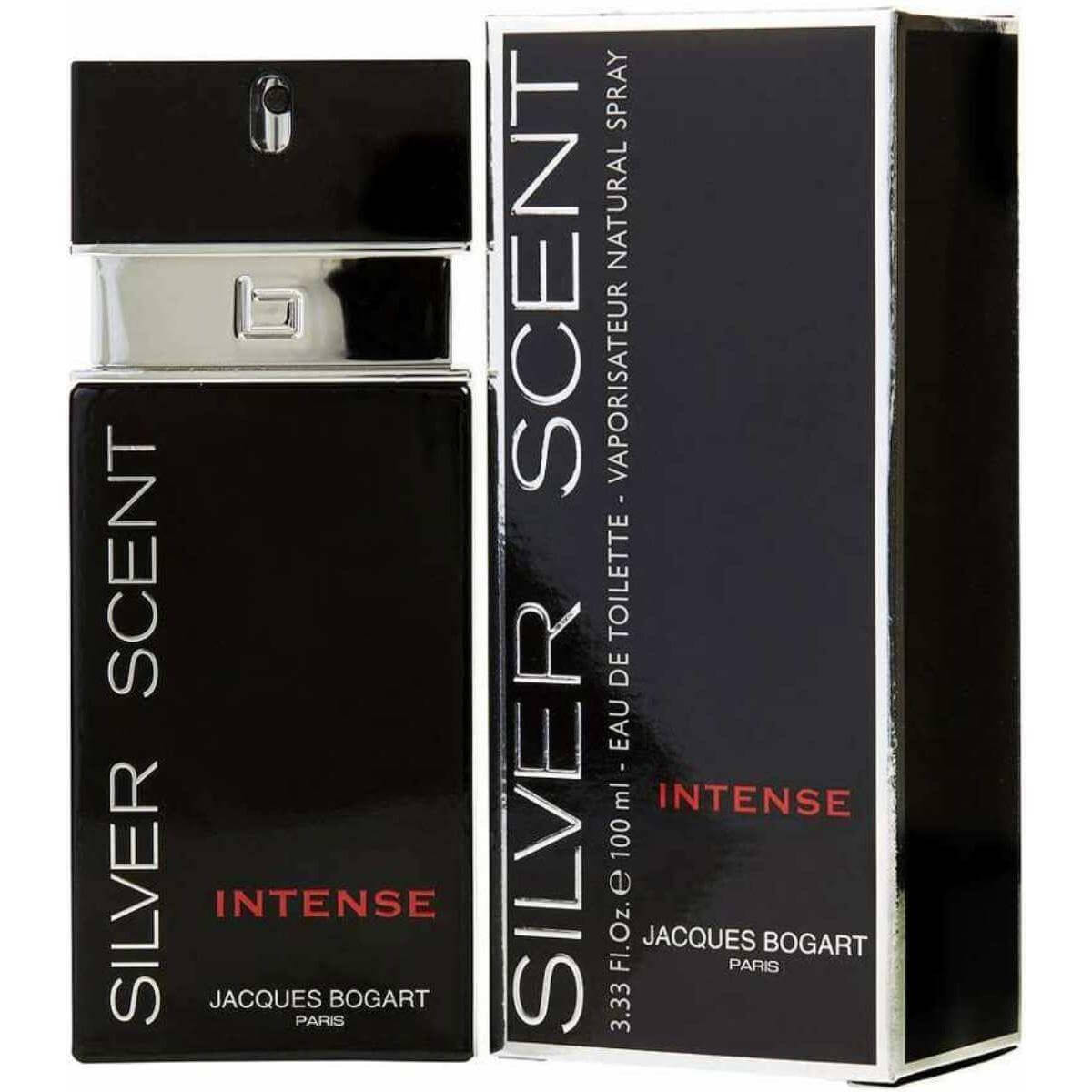 Silver Scent Intense by Jacques Bogart cologne for men EDT 3.3 / 3.4 oz New in Box 3355991003019
