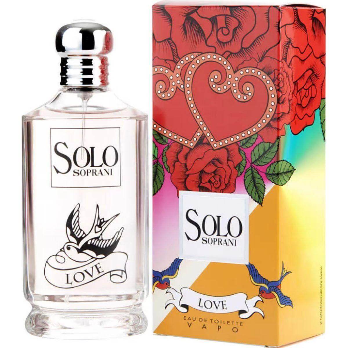 Solo Soprani Love By Luciano Soprani for women EDT 3.3 / 3.4 oz New in Box 767418215029