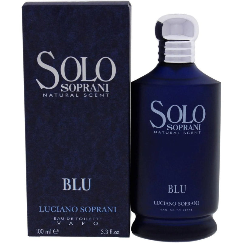 Solo Soprani Blu By Luciano Soprani for men EDT 3.3 / 3.4 oz New in Box
