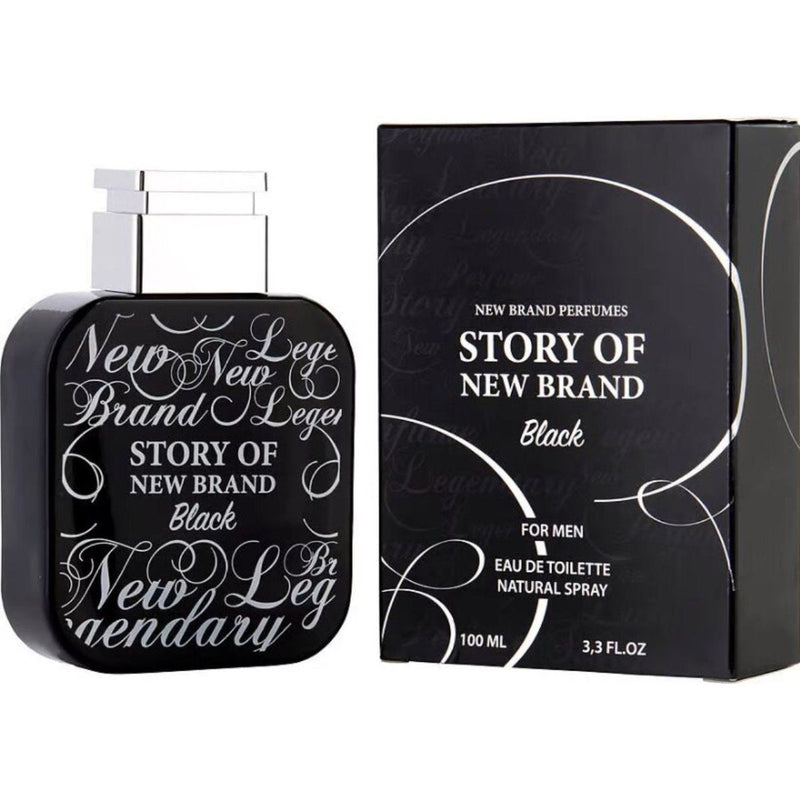 Story Of New Brand Black by New Brand cologne men EDT 3.3 / 3.4 oz New In box