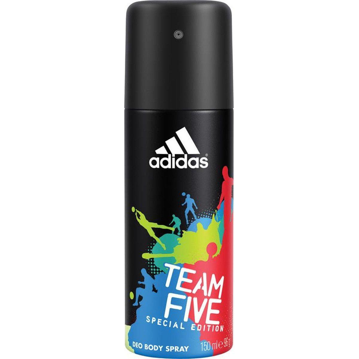 Team Five Adidas Deodorant Body Spray for Men 5 oz 3607346550731