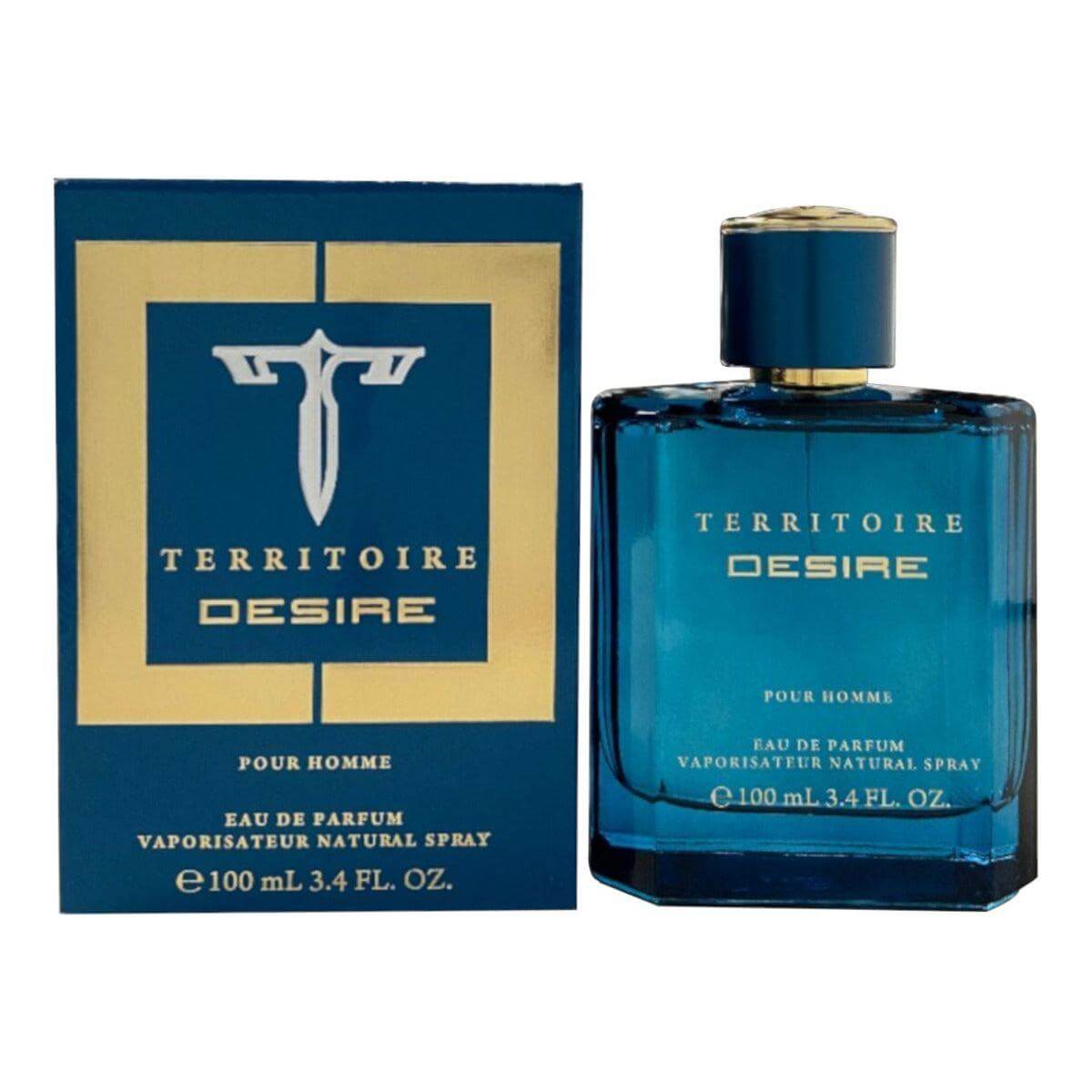 Territoire Desire by Yzy cologne for men EDP 3.3 / 3.4 oz New in Box 752084306461