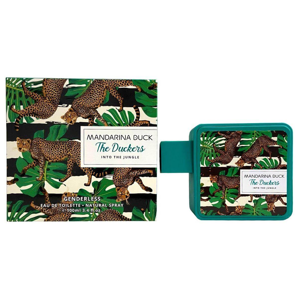The Duckers Into The Jungle by Mandarina Duck unisex EDT 3.3 / 3.4 oz New In Box 8058045423669