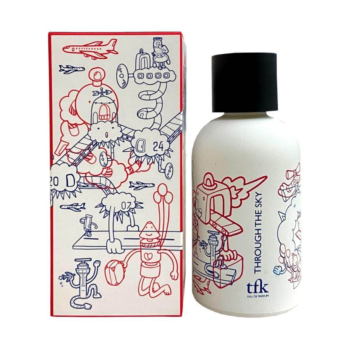Through the Sky by tfk perfume for unisex EDP 3.3 / 3.4 oz New in Box 3700227205710