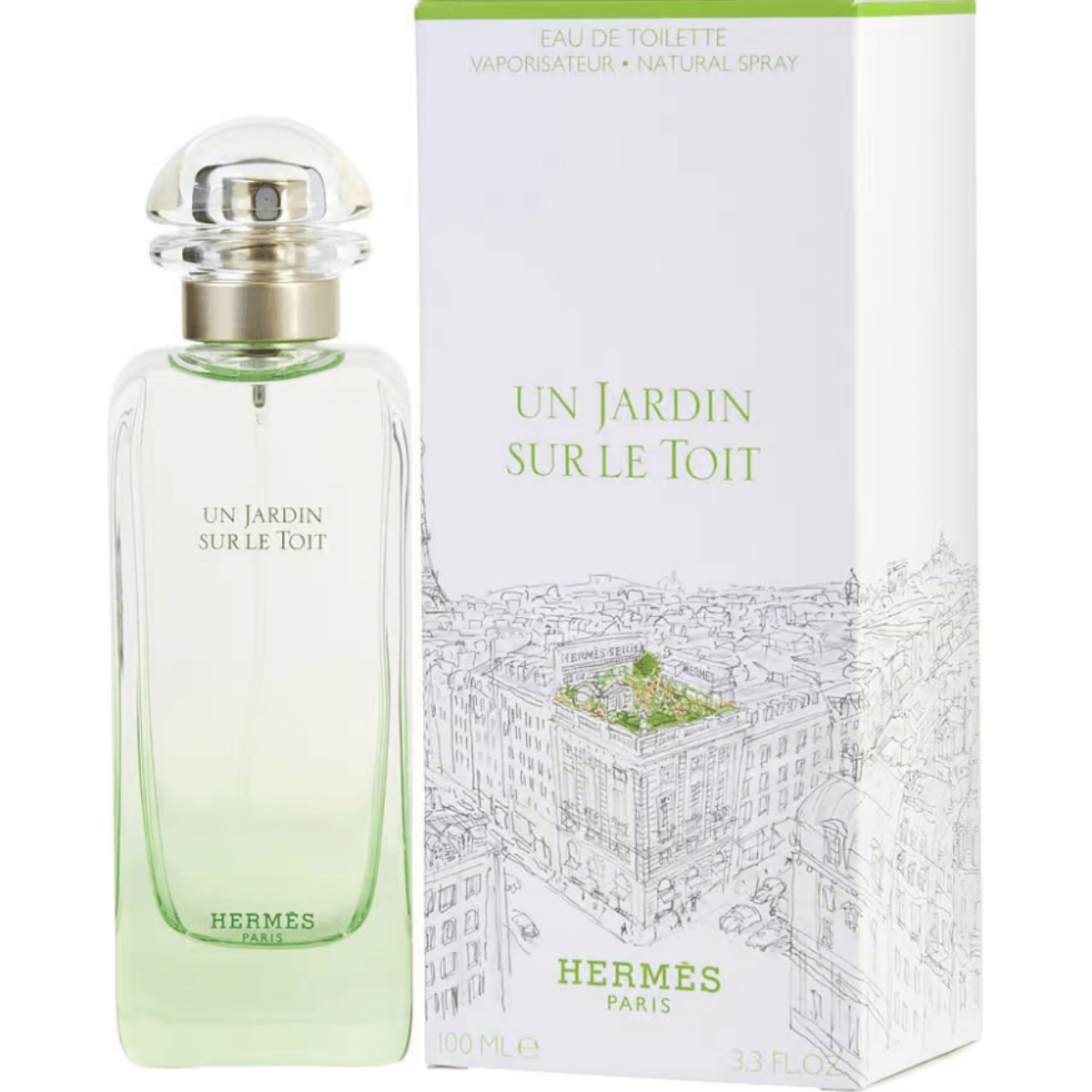 Un Jardin Sur Le Toit by Hermes for women EDT 3.3 / 3.4 oz New in Box 3346132400019