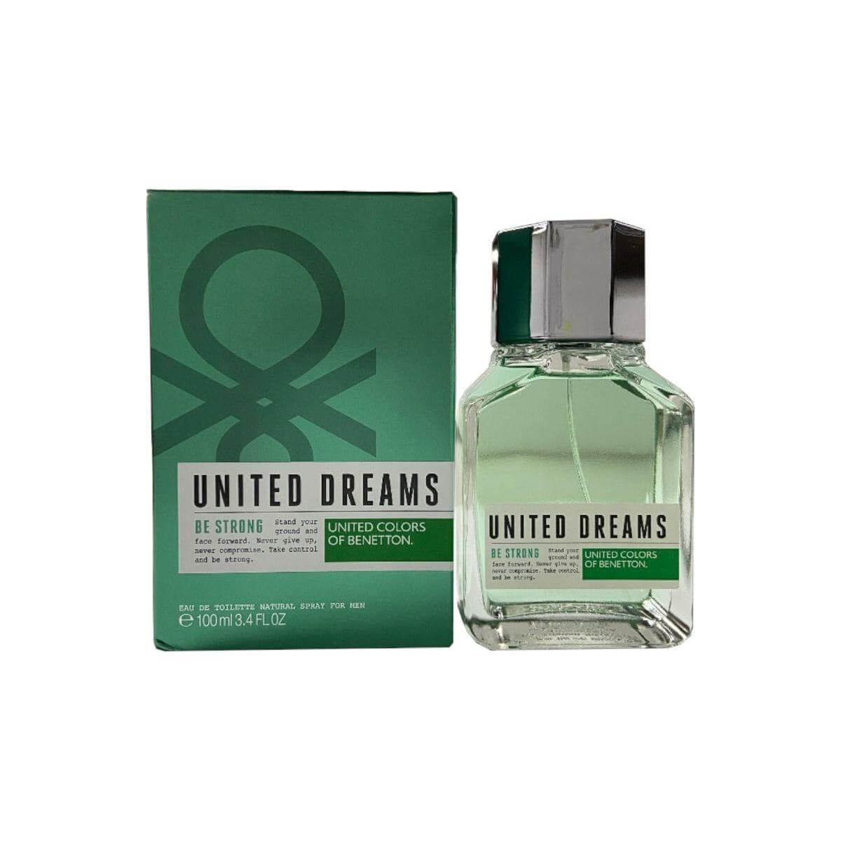 United Dreams Be Strong by Benetton cologne for men EDT 3.3 / 3.4 oz New In Box 8433982002250