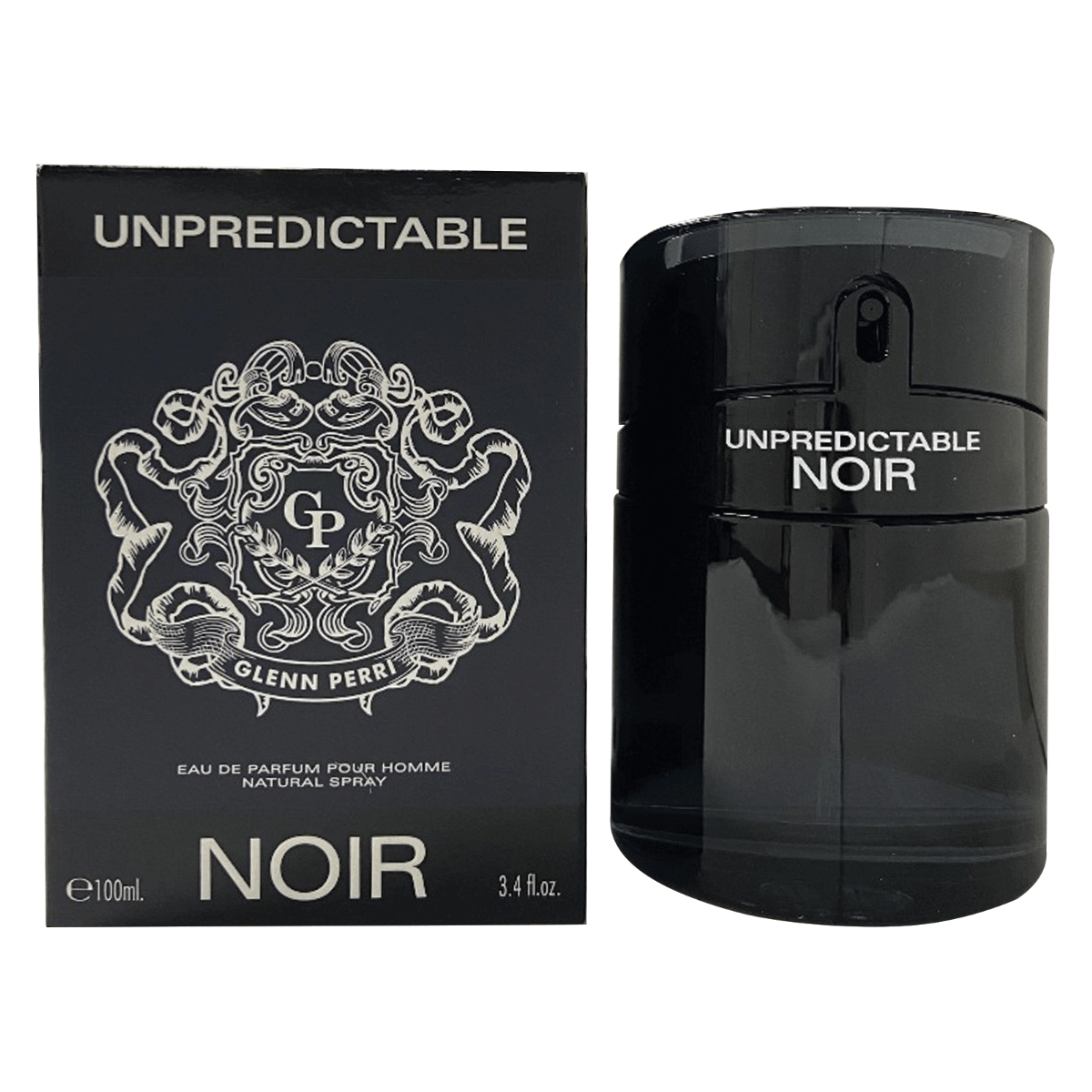 Unpredictable Noir by Glenn Perri cologne for men EDP 3.3 / 3.4 oz New In Box 3700134409492