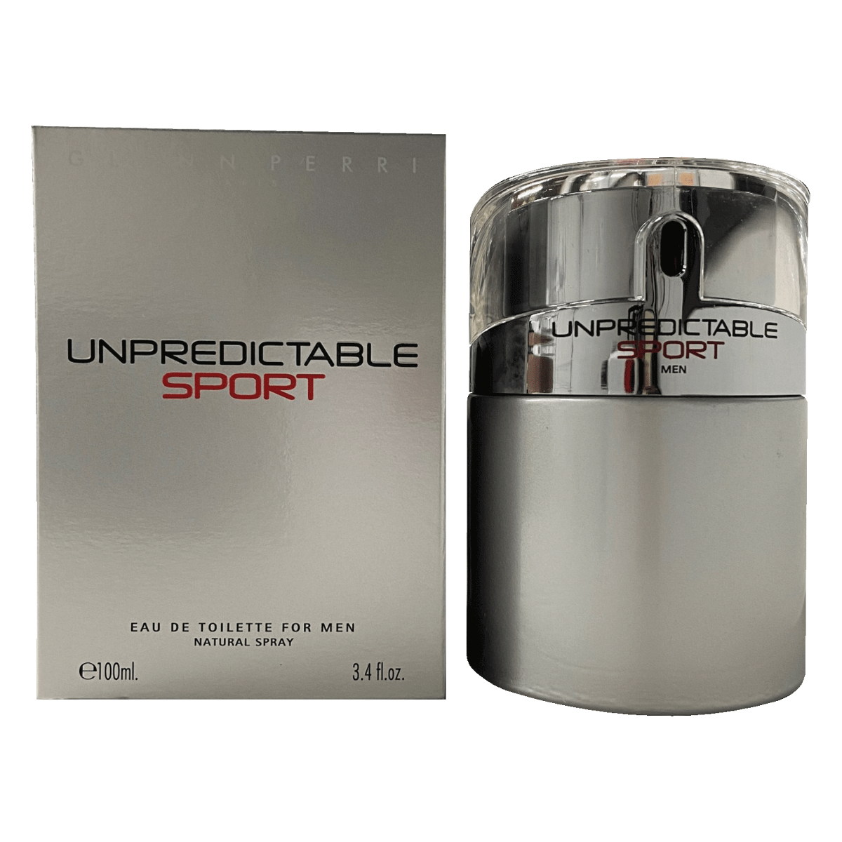 Unpredictable Sport by Glenn Perri cologne for men EDT 3.3 / 3.4 oz New In Box 3700134406347