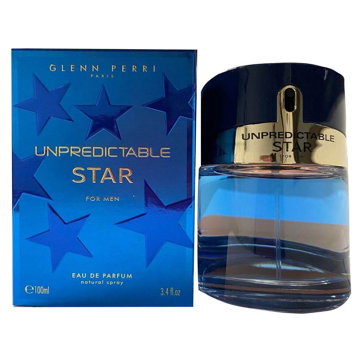 Unpredictable Star by Glenn Perri cologne for men EDP 3.3 / 3.4 oz New In Box 3700134411259