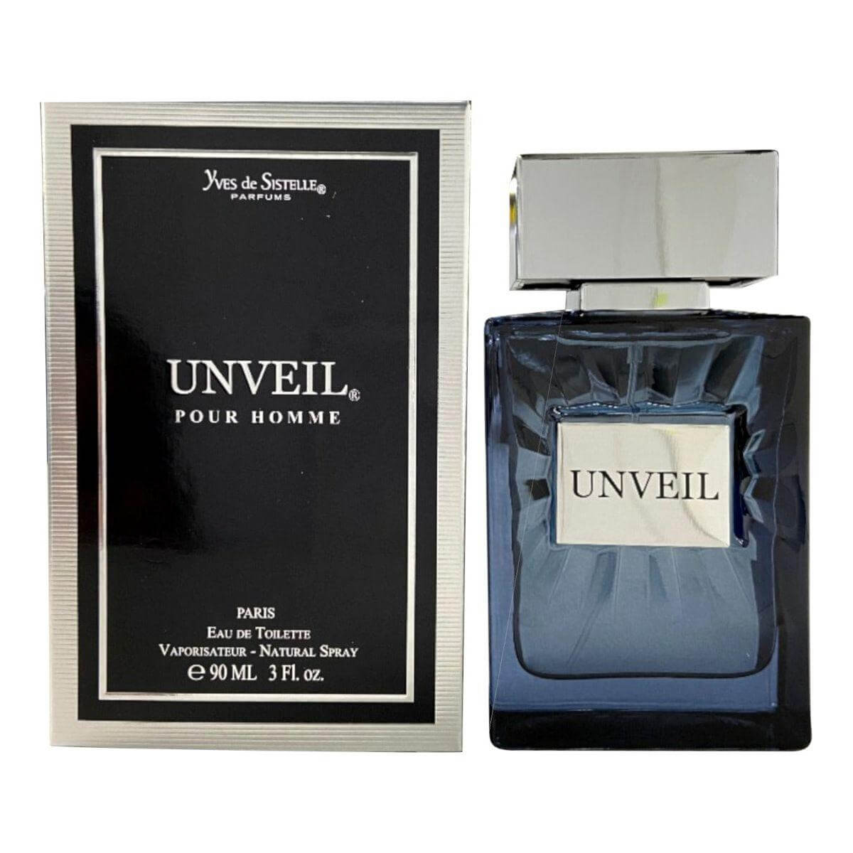 Unveil Pour Homme by Yves De Sistelle cologne EDT 3.0 oz New in Box 3442150901351