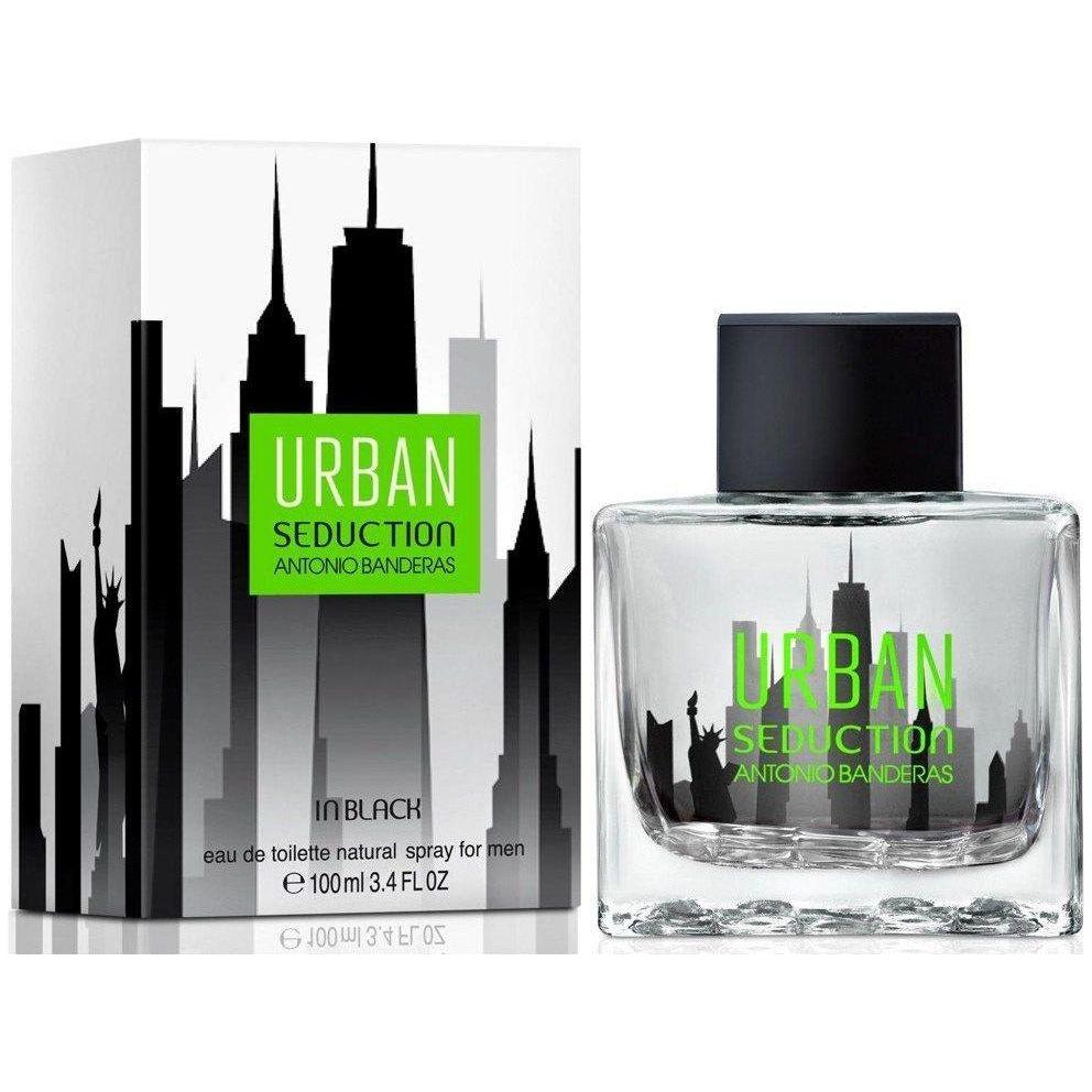 Urban Seduction In Black by Antonio Banderas for Men EDT 3.3 / 3.4 oz New In Box 8411061802168