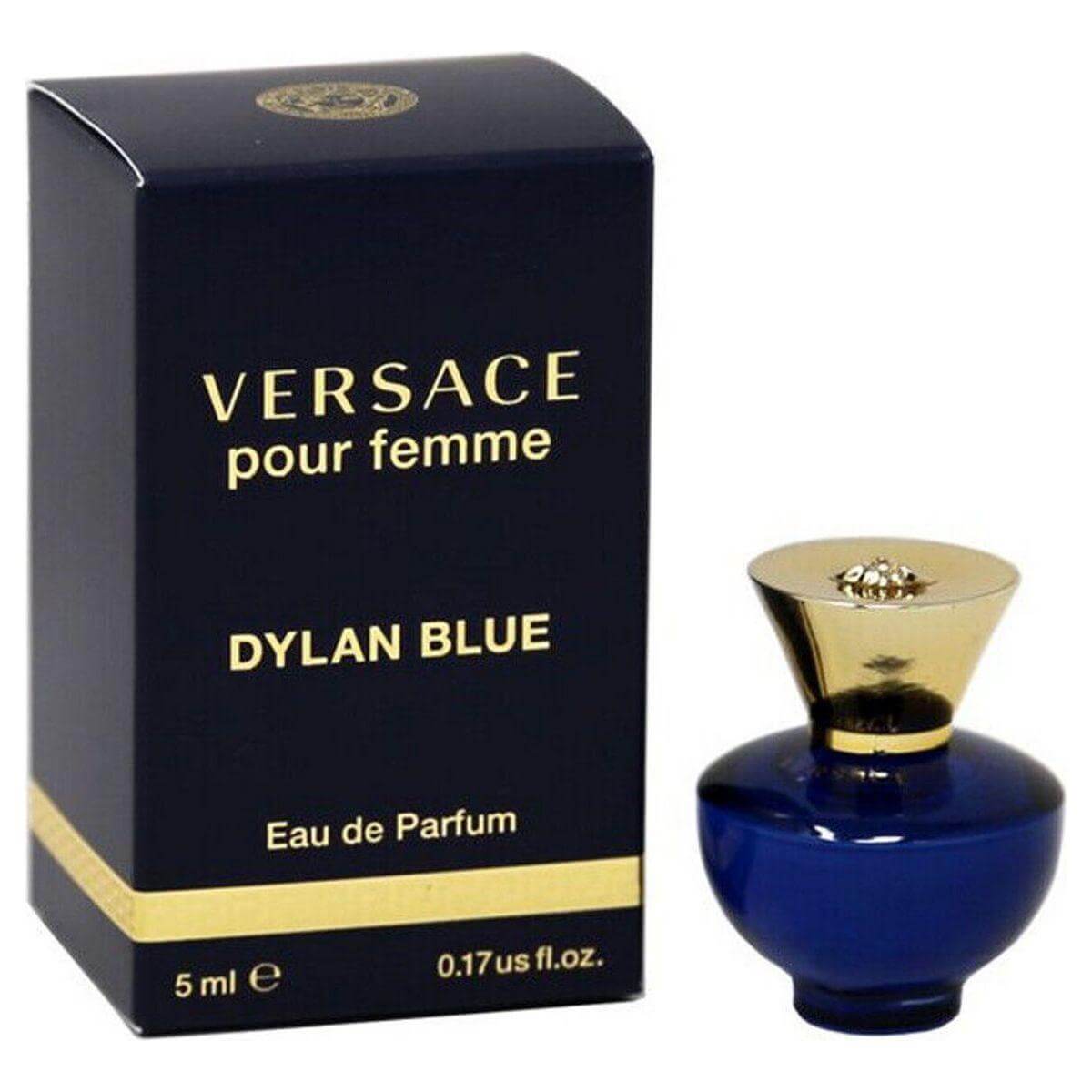 Versace Dylan Blue pour femme by Gianni Versace EDP 0.17oz New in Box 8011003839155