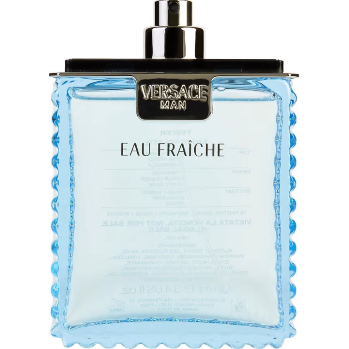Versace Man by Versace 3.4 oz Eau Fraiche Eau de Toilette Spray (Tester) for Men