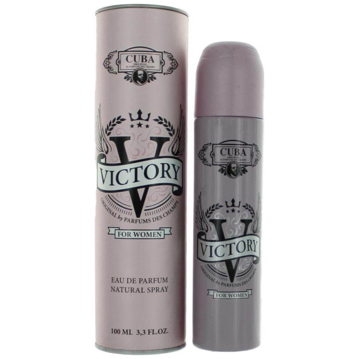 Victory by Cuba Perfume for Women EDP 3.3 / 3.4 oz New In Box 5425039220628