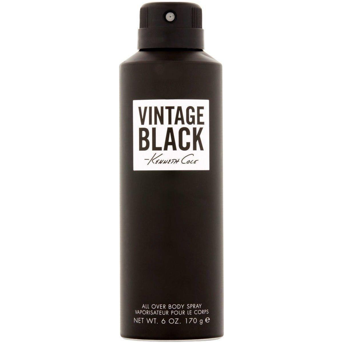 Vintage Black by Kenneth Cole men 6 oz all over body spray New 883991093394