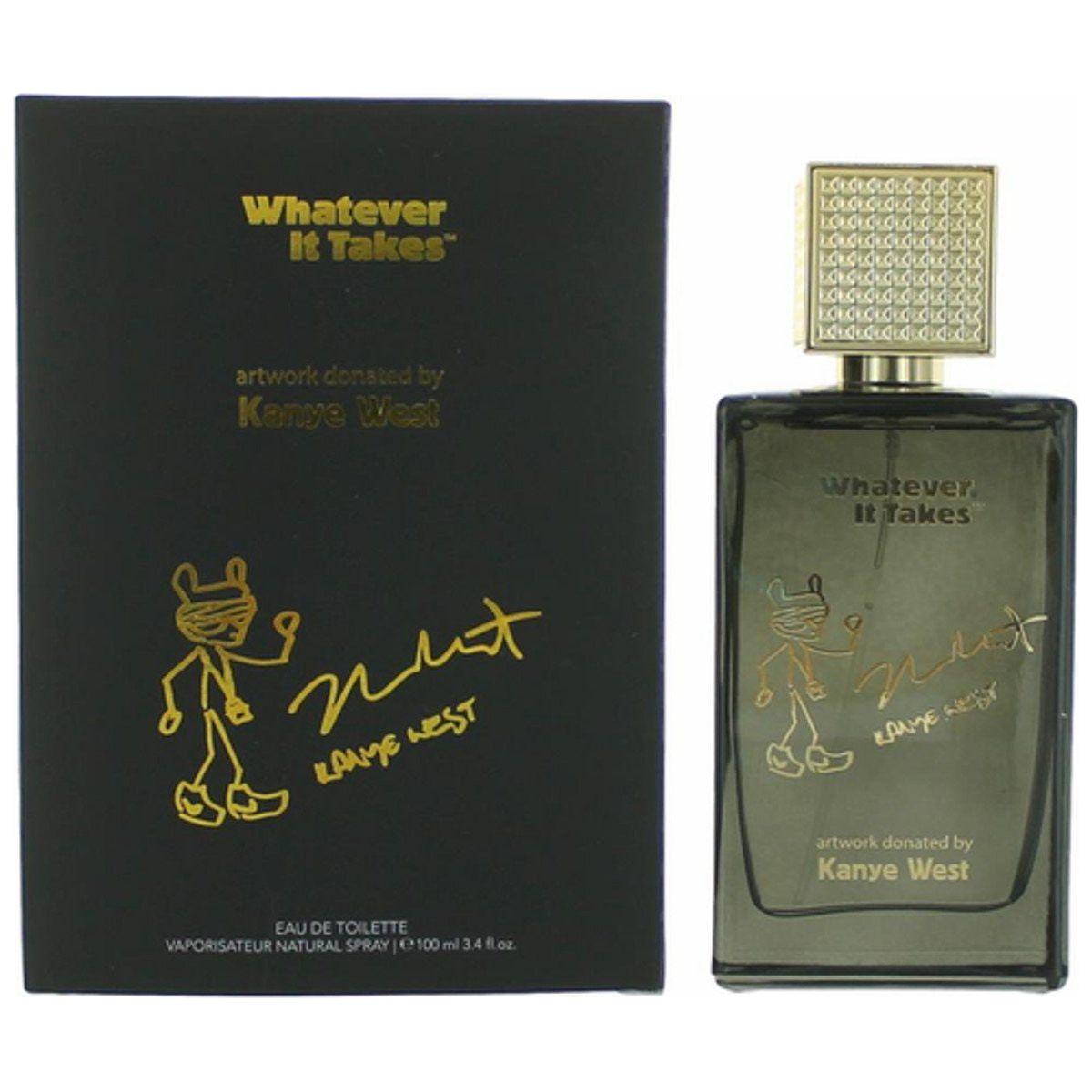 Whatever It Takes Kanye West cologne men EDT 3.3 / 3.4 oz New in Box 815940027013