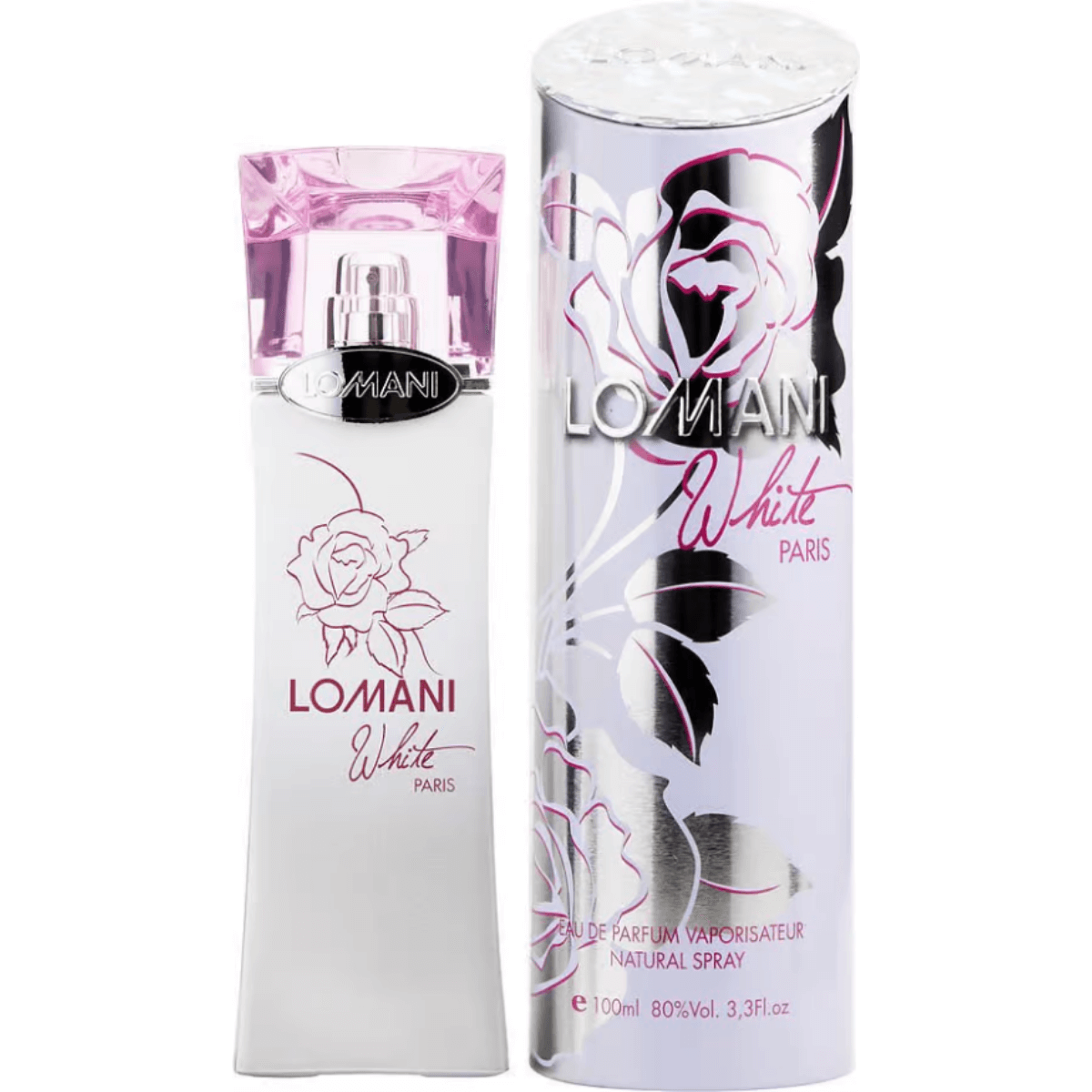 White by Lomani perfume for women EDP 3.3 / 3.4 oz New in Can 3610400001155