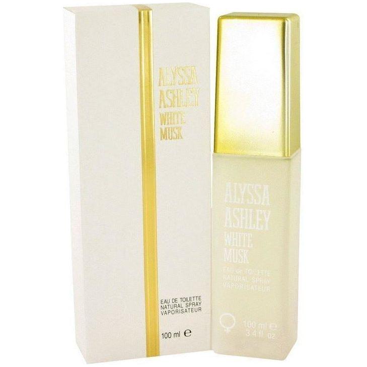WHITE MUSK Alyssa Ashley women perfume edt 3.4 oz 3.3 NEW IN BOX 3495080306031