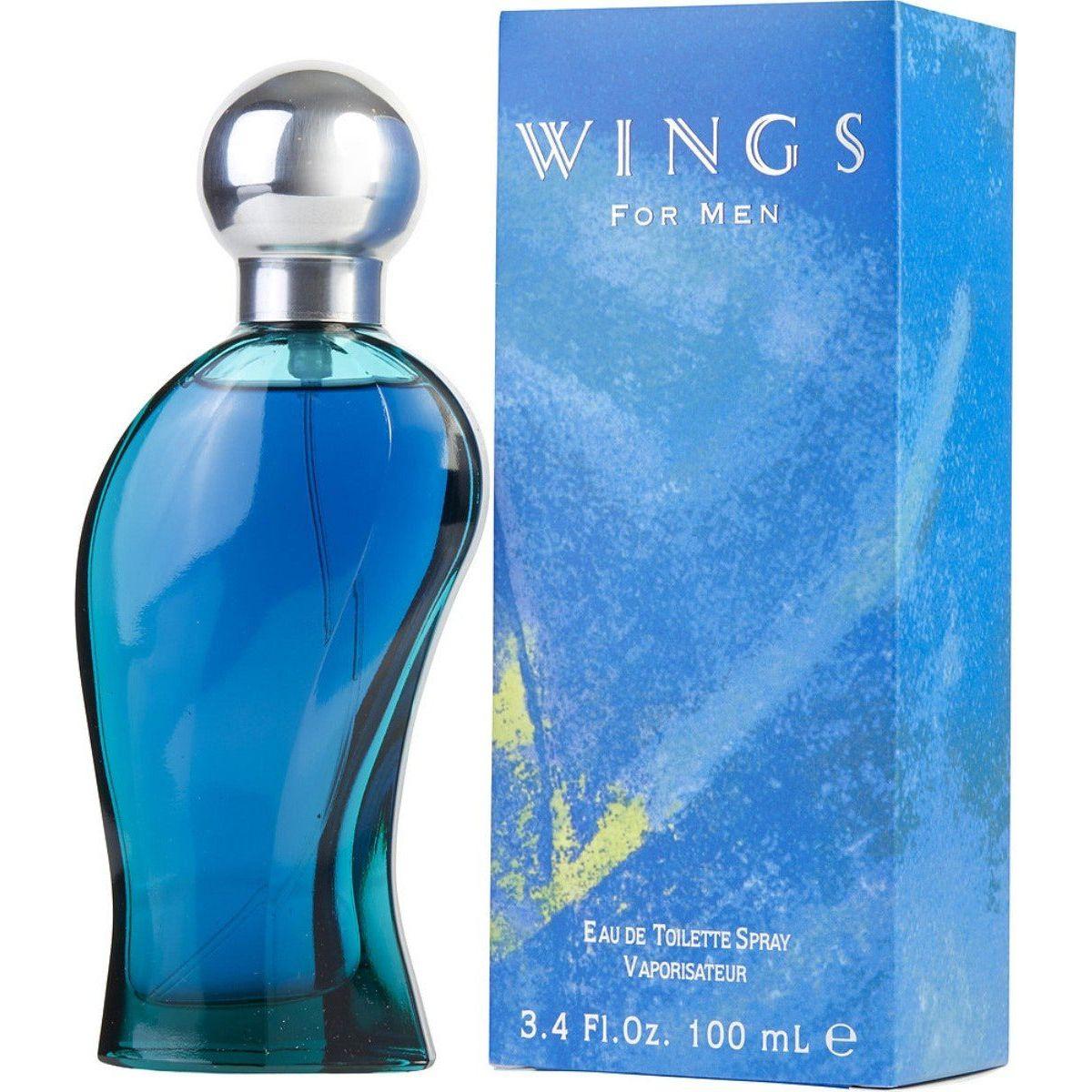 WINGS by Giorgio Beverly Hills Cologne 3.4 oz EDT For Men New in Box 719346020190