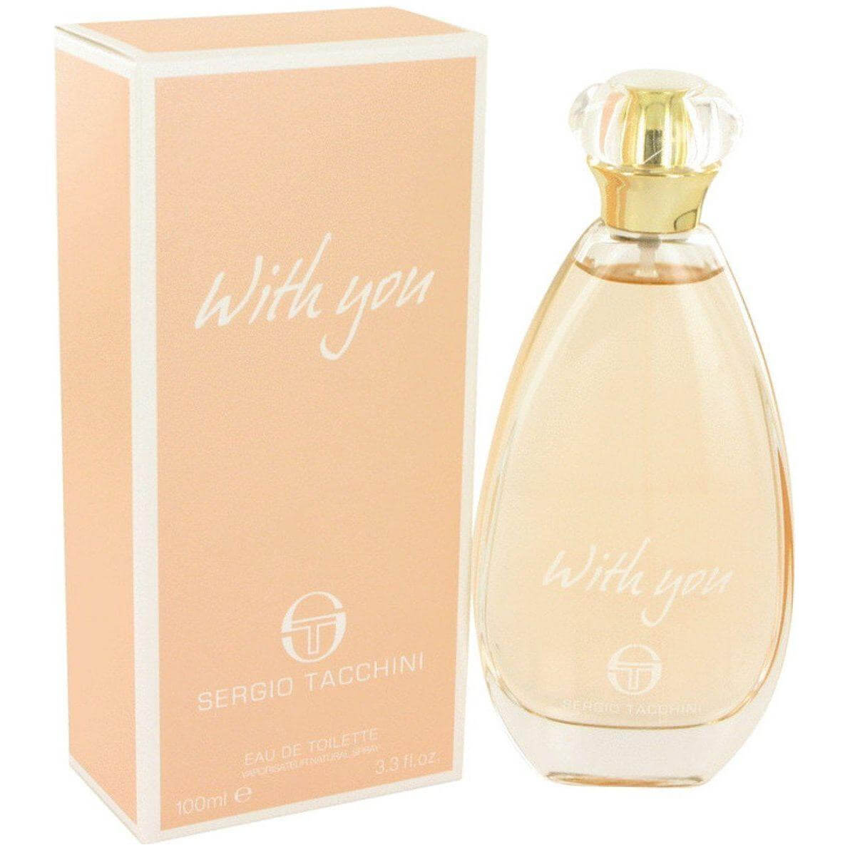 With You by Sergio Tacchini for Women EDT 3.3 / 3.4 oz New in Box 8002135113862