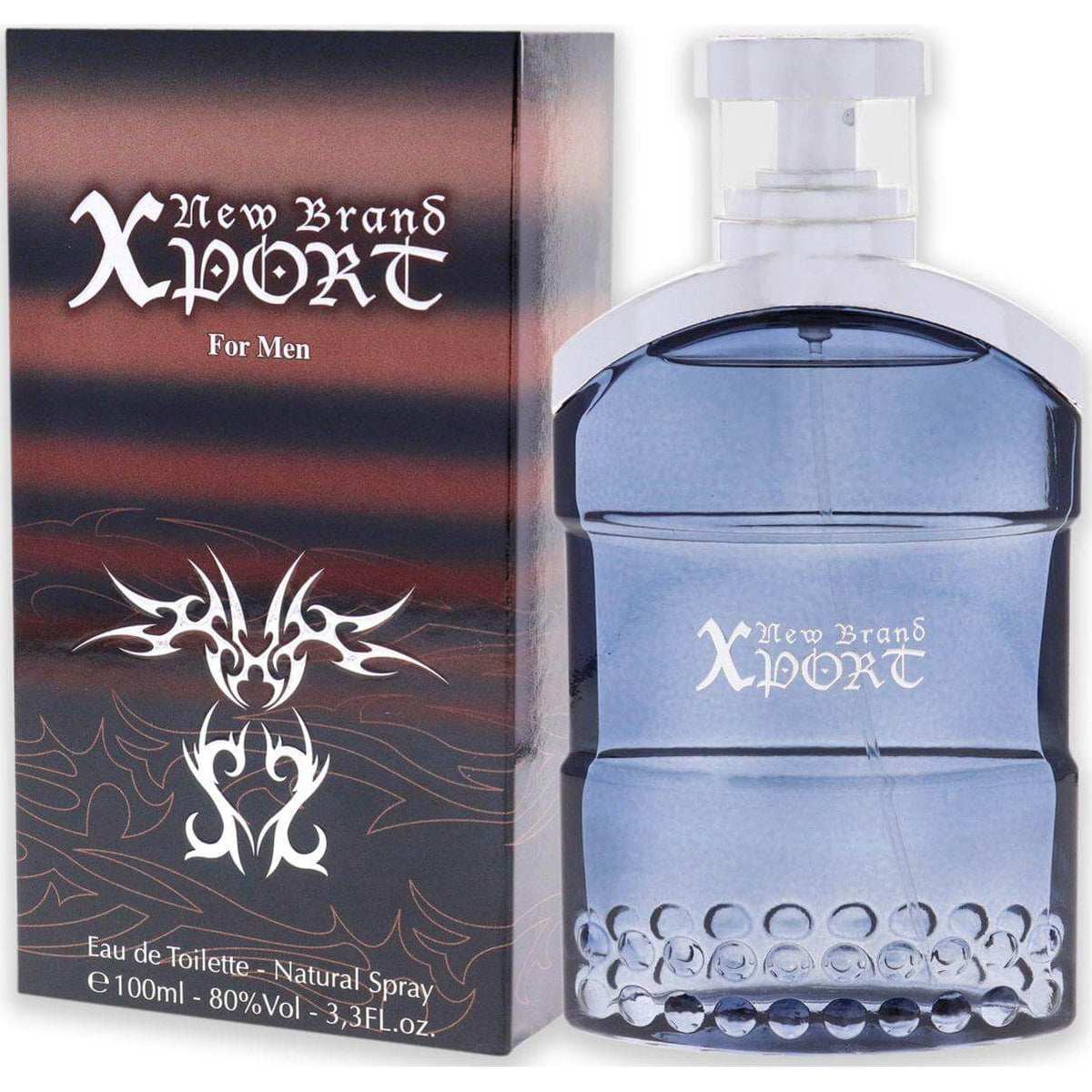 XPort by New Brand coligne for men EDT 3.3 / 3.4 oz New In Box 5425017731009