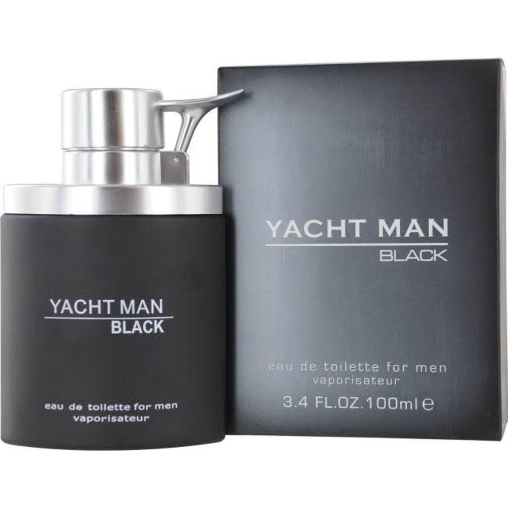 YACHT MAN BLACK by Myrurgia 3.3 / 3.4 oz EDT For Men New in Box 568546254191