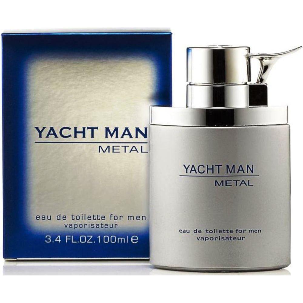 YACHT MAN METAL by Myrurgia cologne EDT 3.3 / 3.4 oz New in Box 849017003310